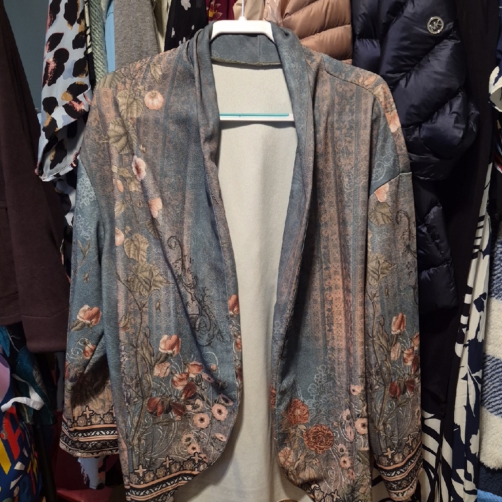 Floral Patterned Women's Jacket